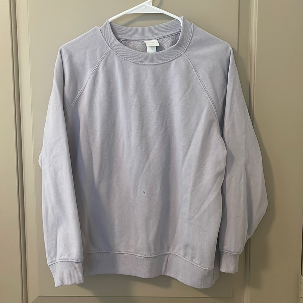 H&M Basics Purple Sweatshirt